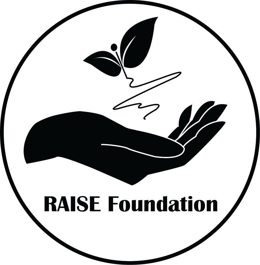 Raise Foundation (With) B&amp;W PNG